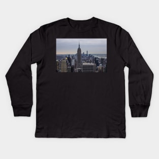 Empire State Building, New York, New York, USA Kids Long Sleeve T-Shirt